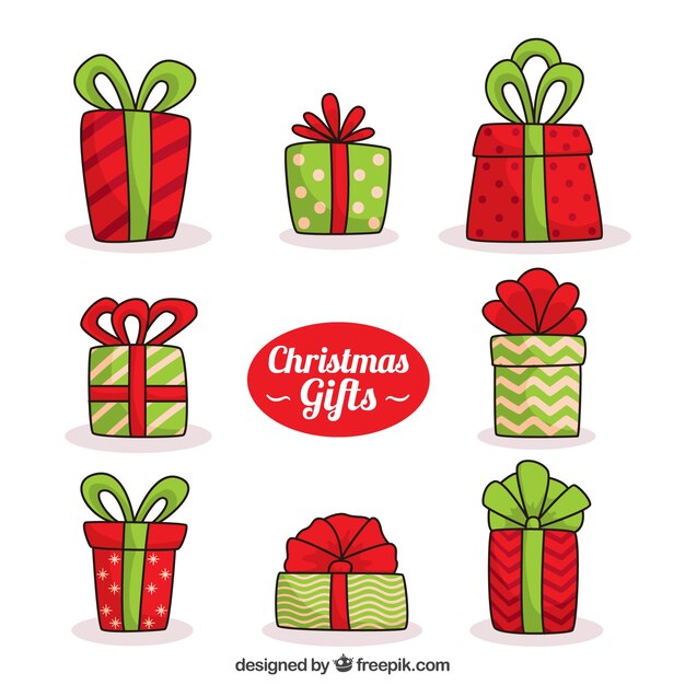 Colección de paquetes de navidad