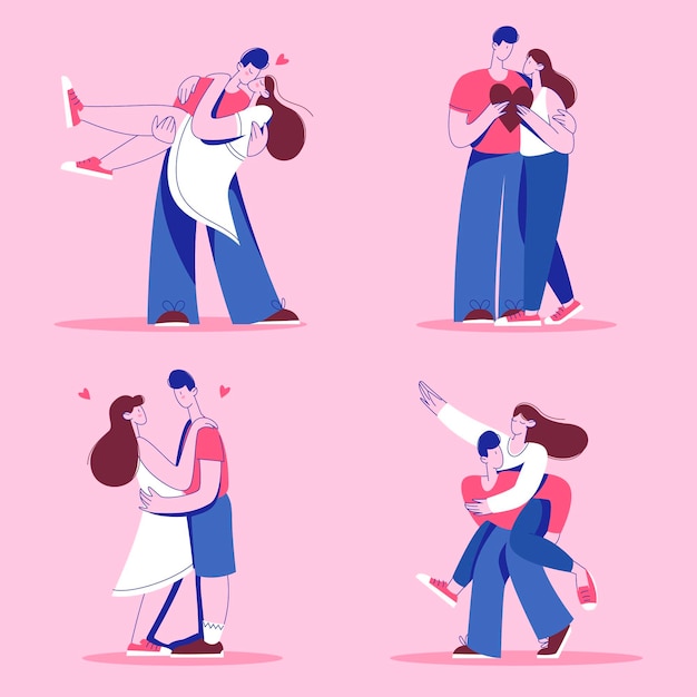 Colección parejas románticas