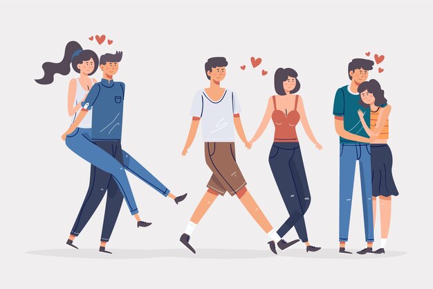 Colección de parejas de San Valentín