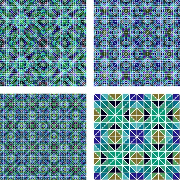 Colección de patrones abstractos