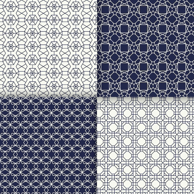 Colección de patrones árabes