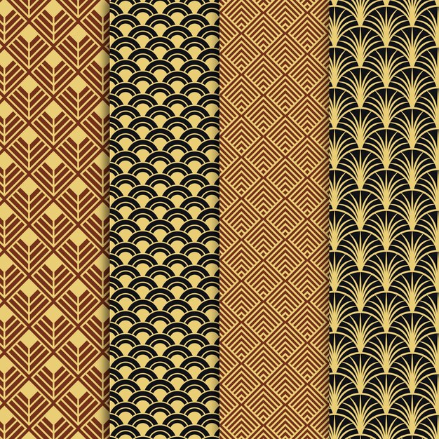 Colección de patrones art deco