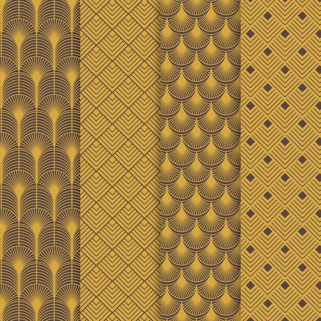 Colección de patrones art deco