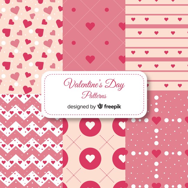 Colección patrones día de san valentín