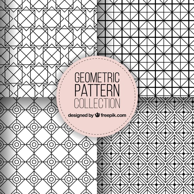 Colección de patrones geométricos 