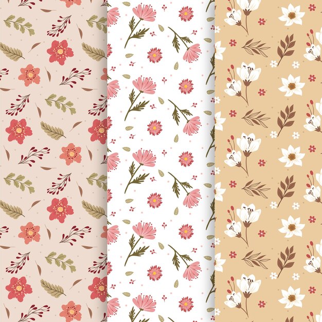 Colección de patrones de primavera