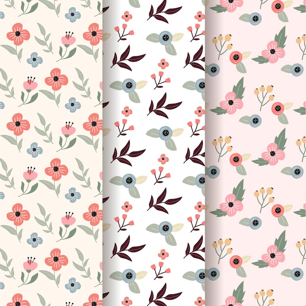 Colección de patrones de primavera