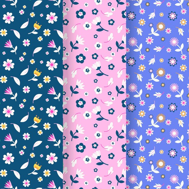 Colección de patrones de primavera