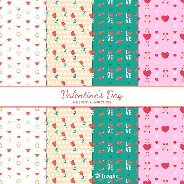 Colección de patrones de San Valentín