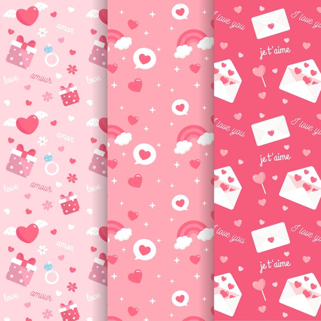 Colección de patrones de San Valentín
