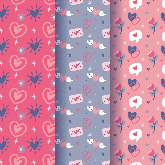 Colección de patrones de San Valentín