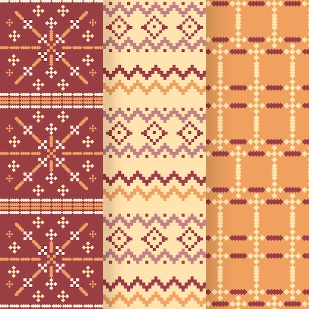 Colección de patrones Songket