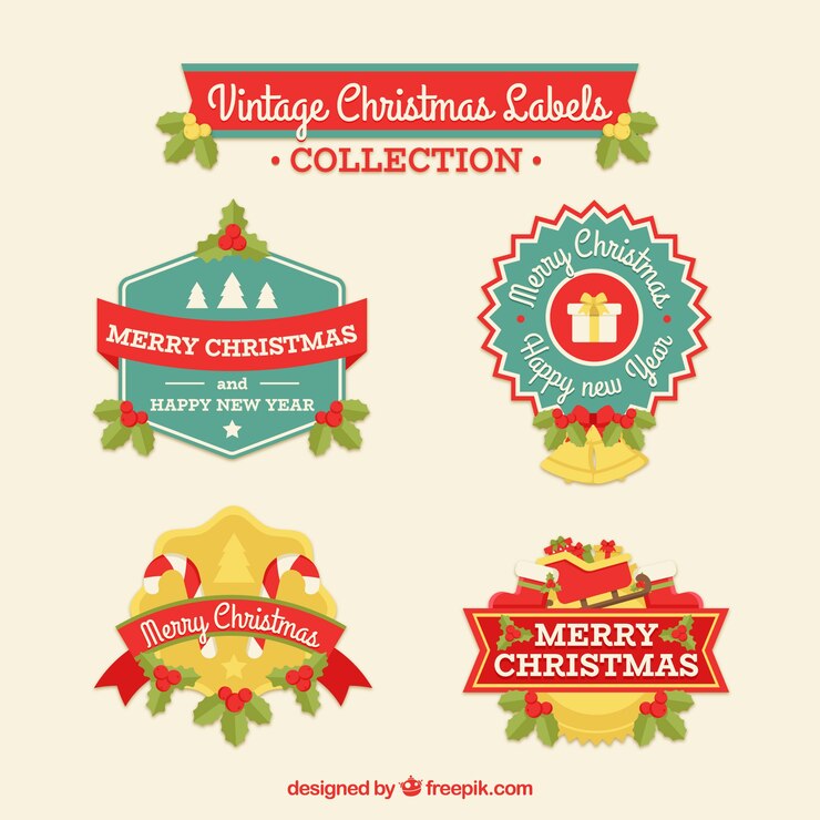 Vector gratuito colección de pegatinas decorativas en diseño plano  