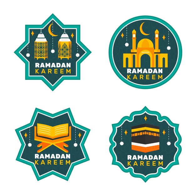 Colección de placas planas de Ramadán
