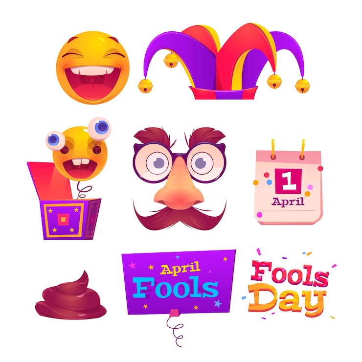 Vector gratuito colección plana de elementos del día de los inocentes