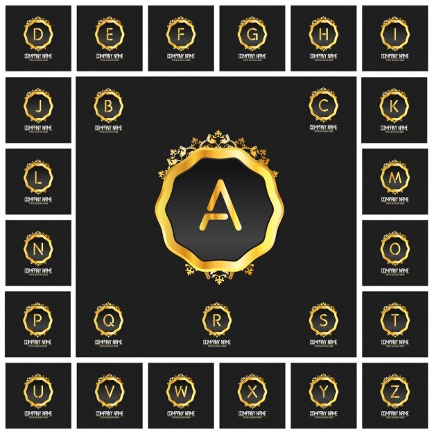 Vector gratuito colección de plantilla de logos
