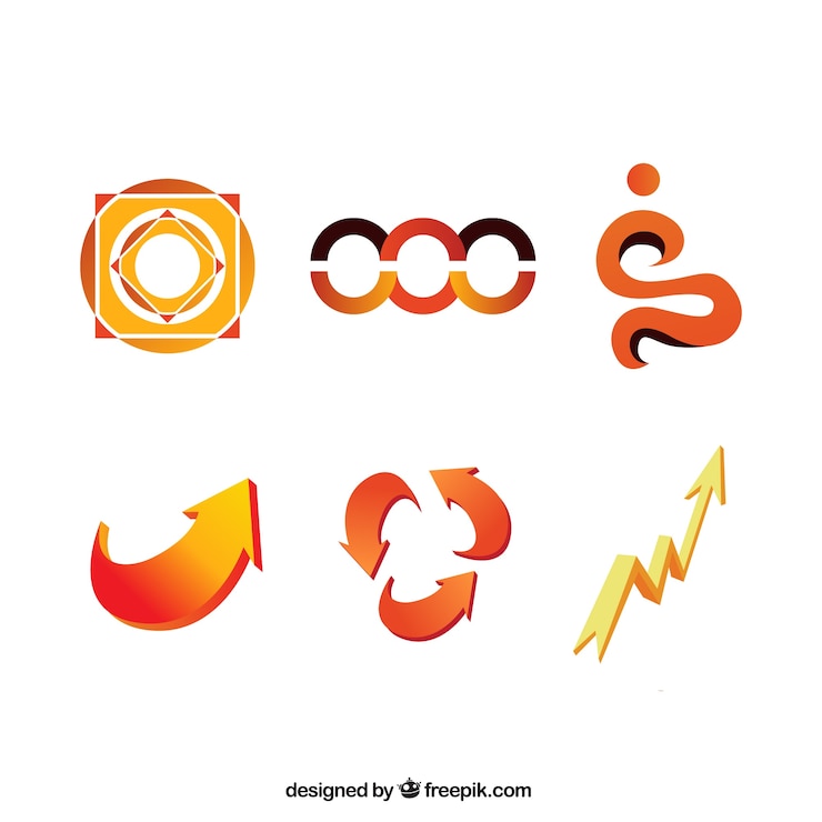 Vector gratuito colección de plantilla de logos