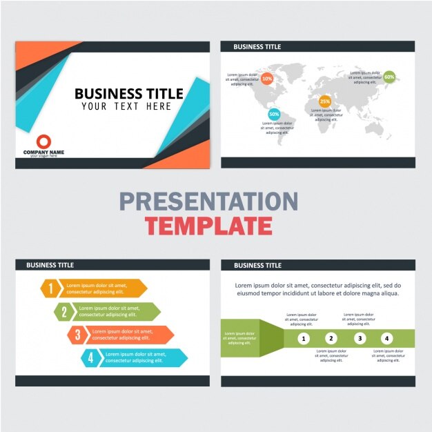 Colección de plantillas de infografía de negocios