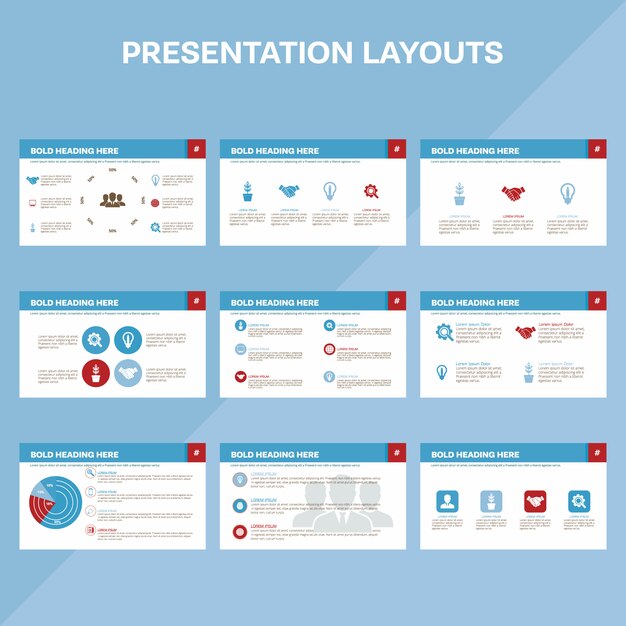 Colección de plantillas de infografía