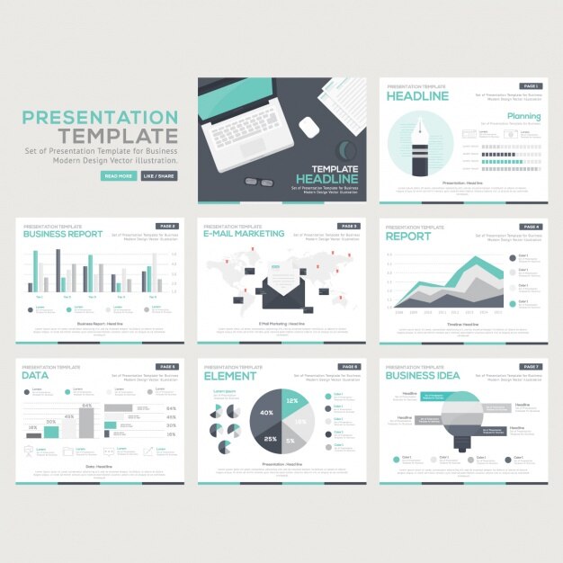 Vector gratuito colección de plantillas de infografía