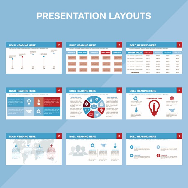 Colección de plantillas de infografías