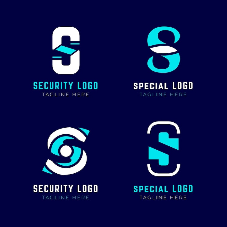 Vector gratuito colección de plantillas de logotipo de diseño plano