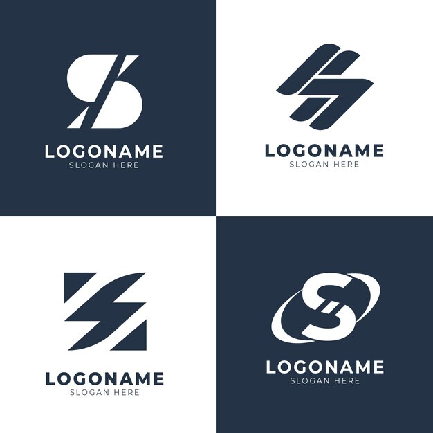 Colección de plantillas de logotipos S