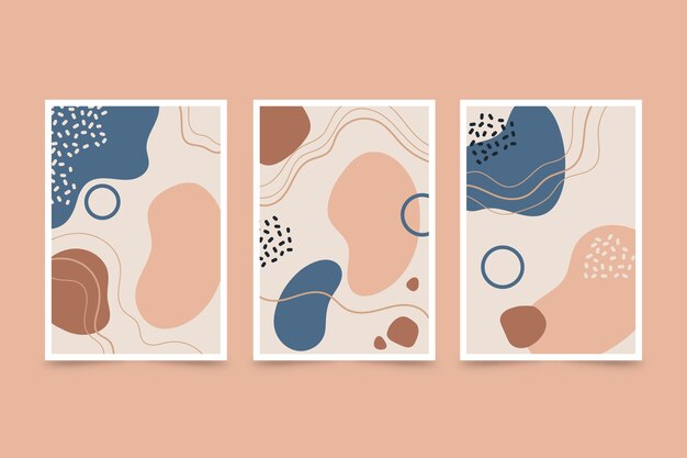 Colección de portadas de arte abstracto
