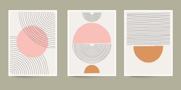 Colección de portadas de arte abstracto