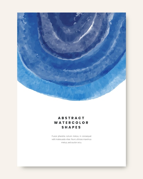 Vector gratuito colección de portadas de formas de diseño abstracto