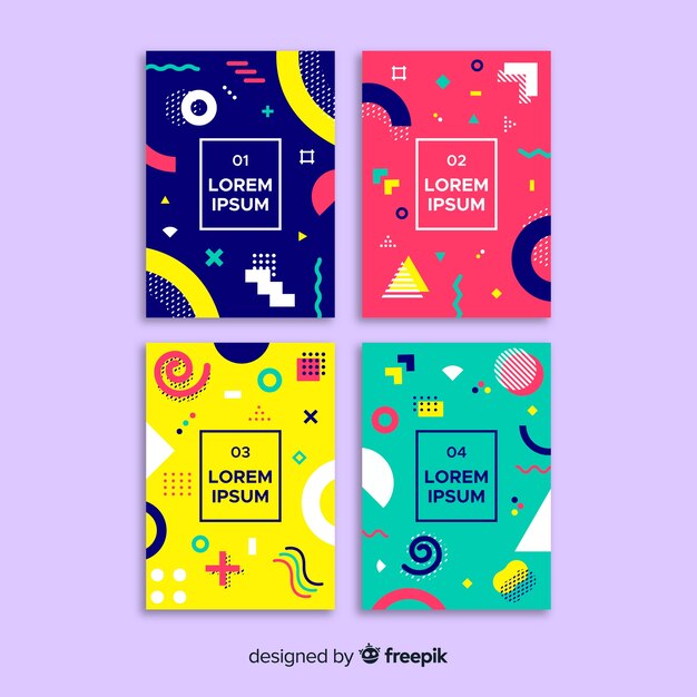Colección de portadas de Memphis