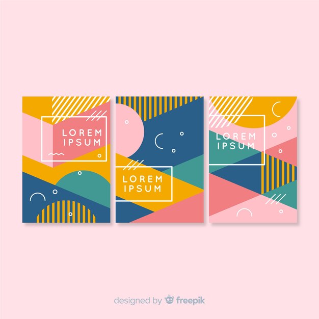 Colección de portadas de Memphis
