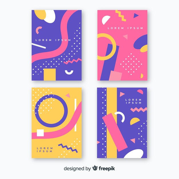 Colección de portadas de Memphis
