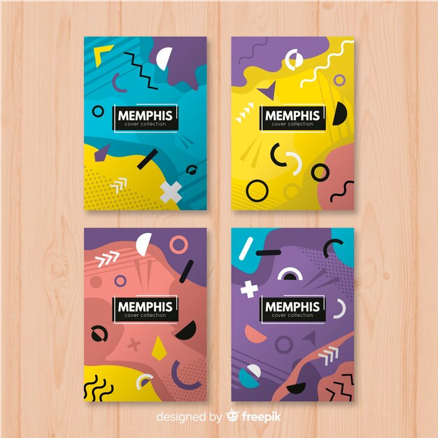 Colección de portadas de Memphis