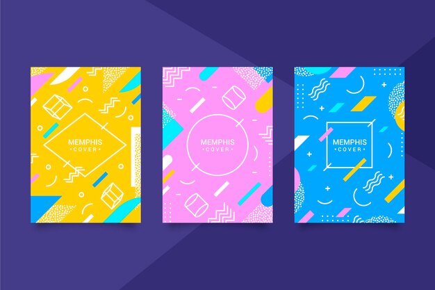 Colección de portadas de Memphis