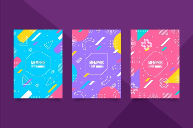 Colección de portadas de Memphis