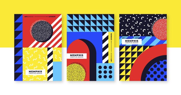 Colección de portadas de Memphis