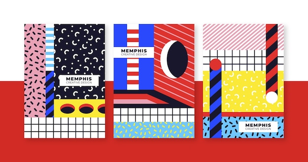 Colección de portadas de Memphis