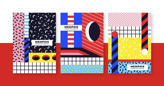 Colección de portadas de Memphis
