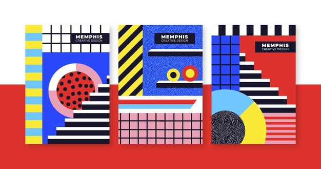 Colección de portadas de Memphis