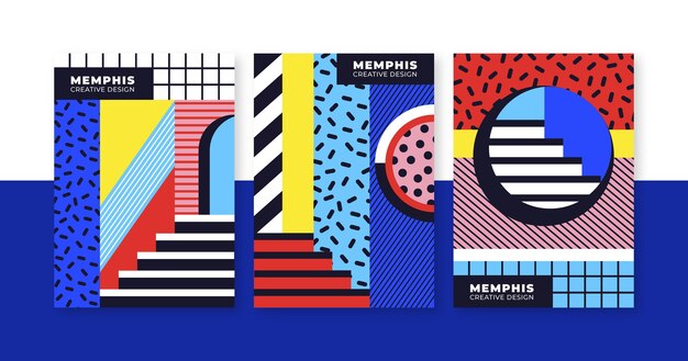 Colección de portadas de Memphis