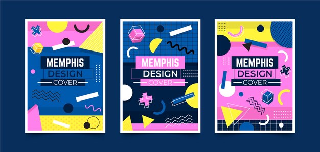 Colección de portadas de Memphis