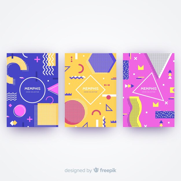 Colección de portadas de Memphis