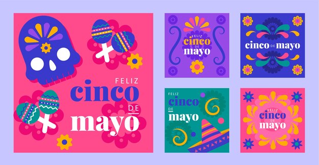 Colección de publicaciones de Flat cinco de mayo en Instagram