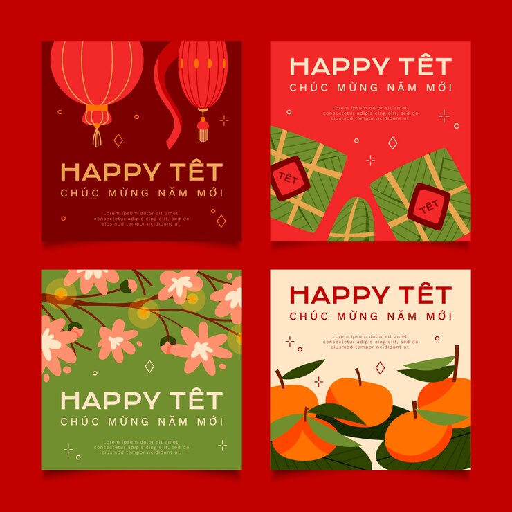 Vector gratuito colección de publicaciones de instagram flat tet