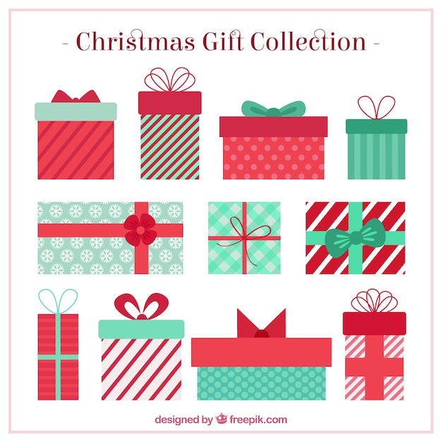 Colección de regalos de navidad
