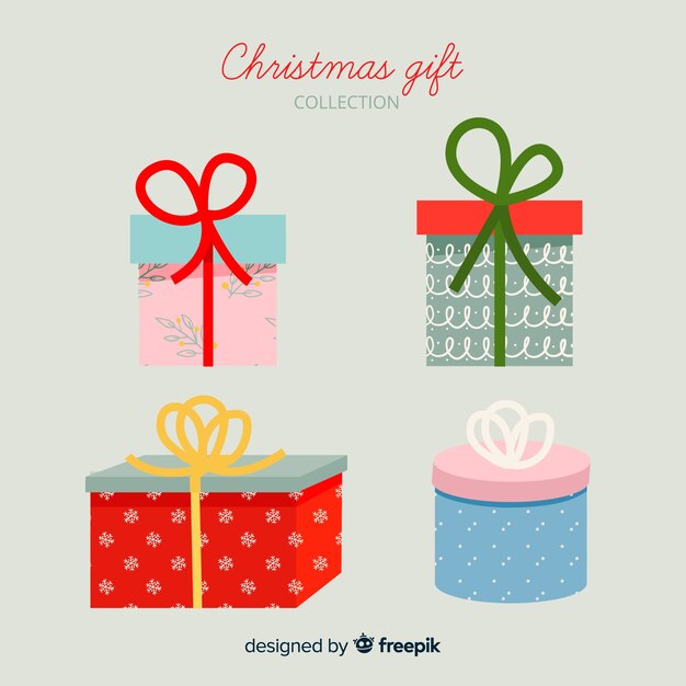 Colección de regalos de navidad