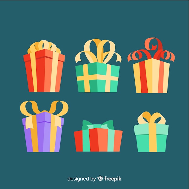 Colección de regalos de navidad