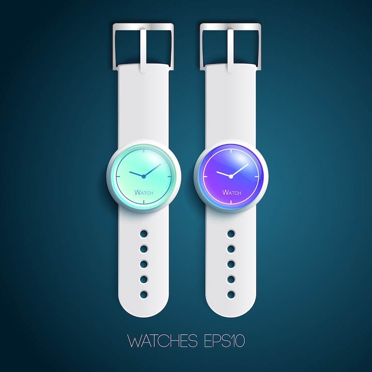 Vector gratuito colección de relojes mecánicos clásicos