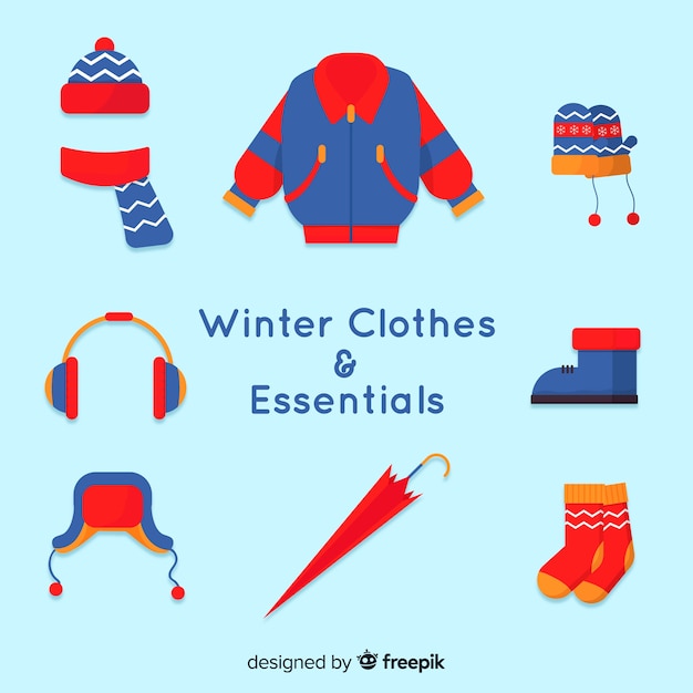 Colección de ropa y básicos de invierno